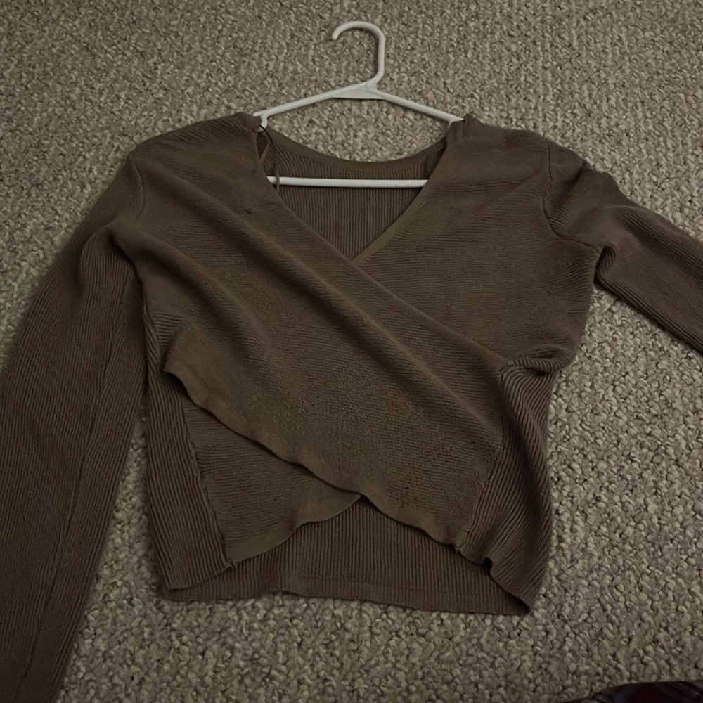 Brown sweater